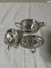 Silver Plate,  Milk Jug and Spoon
