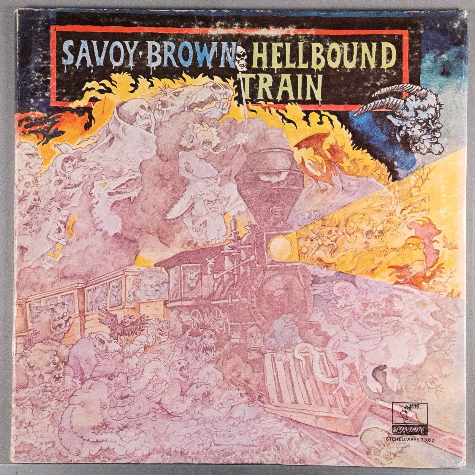 SAVOY BROWN Hellbound Train 1972 LP Gatefold Album Vinyl VG/VG XPAS