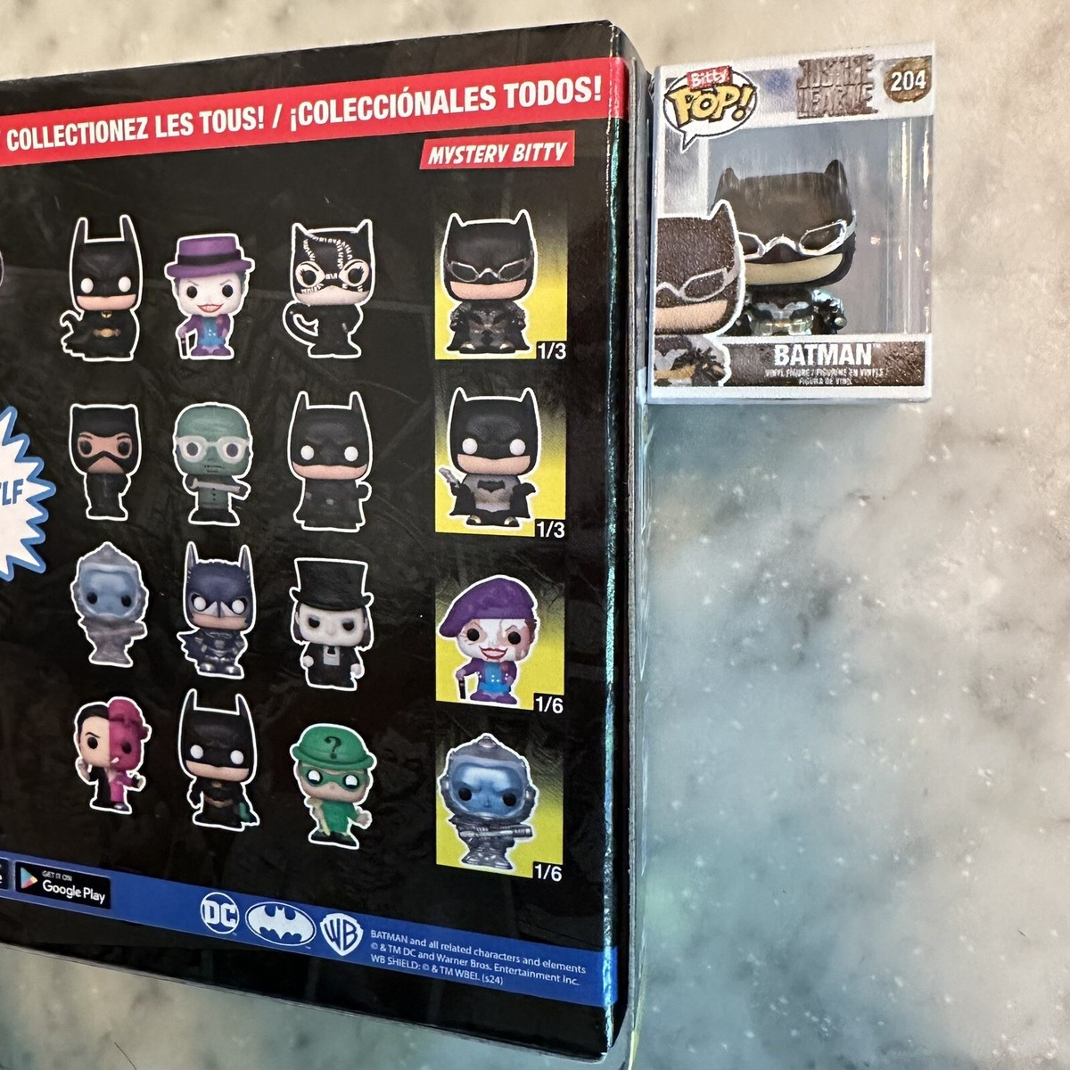 Funko Bitty Pop DC Batman 85th Anniversary- 204 Batman *Chase* | eBay