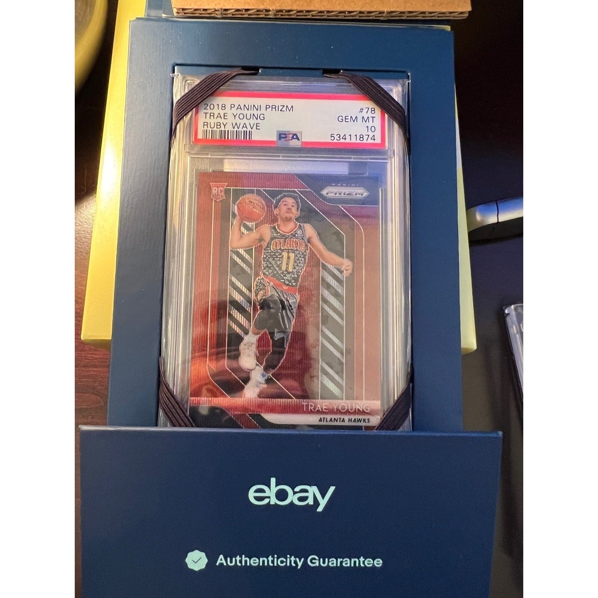 その他 PSA 10 Trae Young Prizm RC Ruby Wave 2018-19 Panini Prizm - #78 Trae Young RC ROOKIE PSA 10 RUBY