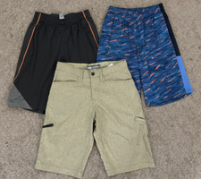 LOT OF 3 Boys Large Shorts - 1 Pair of Lee, and 2 Pairs of Champion Shorts