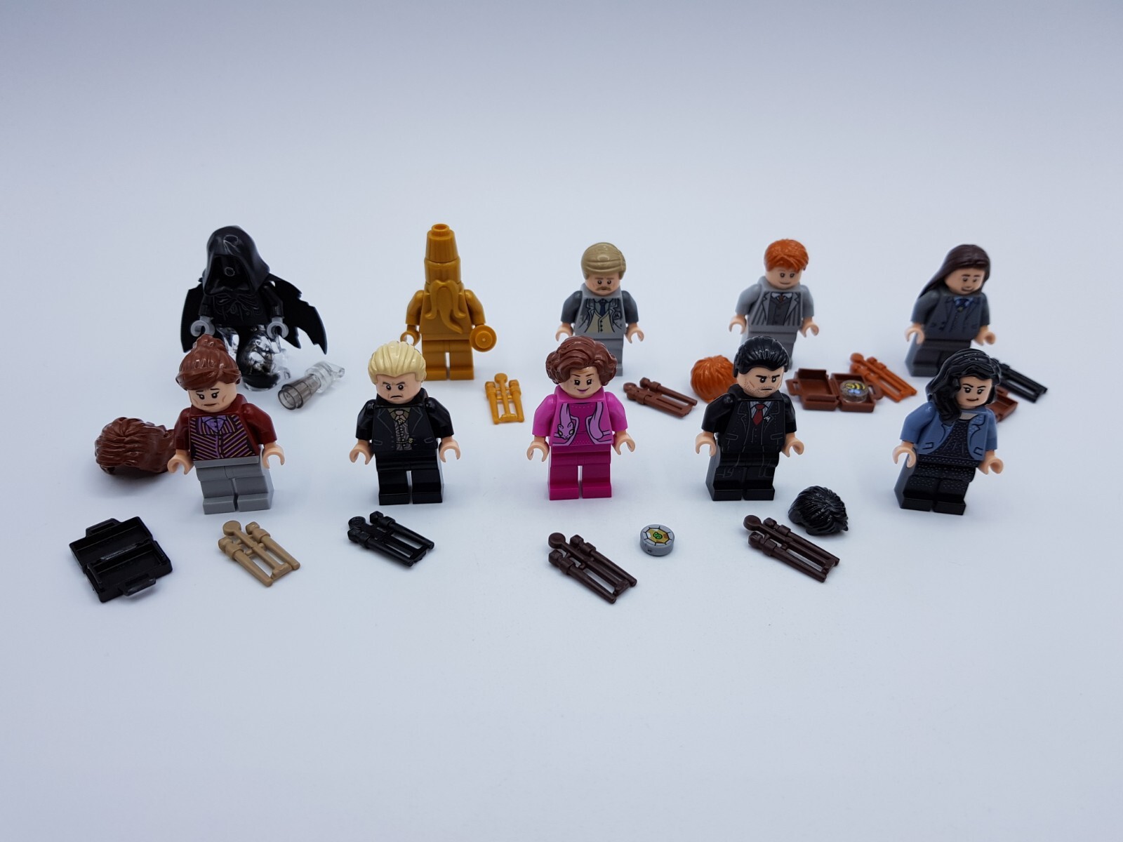 LEGO LOT 10 FIGURINES DU SET 76403 HP LE MINISTÈRE DE LA MAGIE NEUF