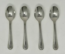 Oneida Taraza Set of 4 Dinner / Oval Bowl Soup Spoons 7"