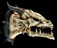 Drachen Kopf Jabberwocky - Wand Deko Fantasy Figur