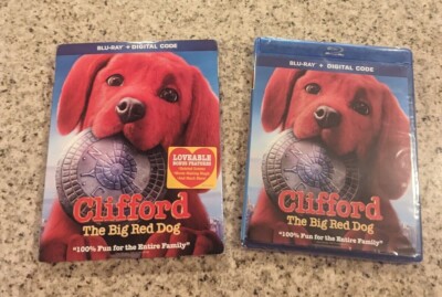 Clifford, The Big Red Dog (Blu-ray+Digital Code, 2021) NEW +SLIPCOVER