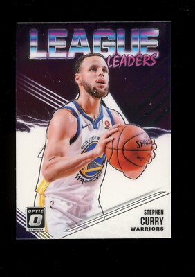 2018 Donruss Optic League Leaders #8 Stephen Steph Curry Warriors QTY