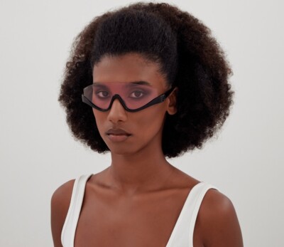 NEW GUCCI GG1650S 002 SHIELD BLACK PINK WOMEN SUNGLASSES  display picture 2