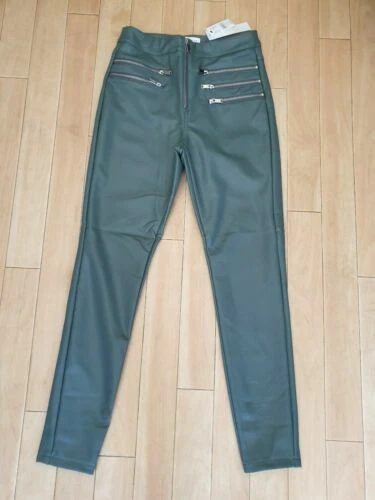 Topshop Faux Leather Trousers for Women
