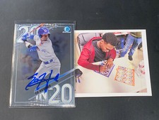 Ed Howard Cubs Autographed Signed 2020 Bowman Draft Chrome 20 in 20 Card