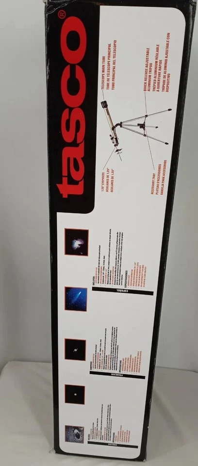 Tasco Luminova 660 x 60mm Refractor Telescope Model 40060660 New in Box - Image 4 of 4