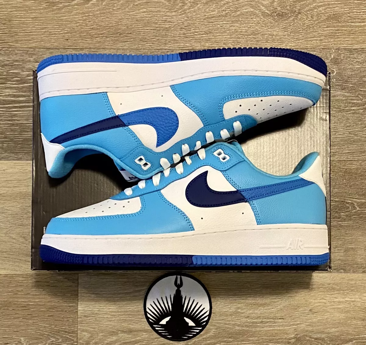 Nike Air Force 1 07 LV8 AF1 Split Light Photo Blue Men Casual