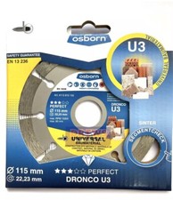 Dronco Diamond Stone / Concrete Cutting  Disc Perfect U3115 x 2.2 x 22mm Diamond