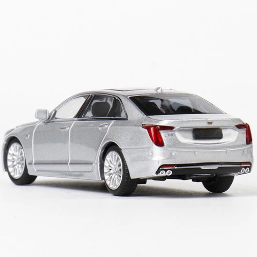Sammlerstück 1:64 Silber CT6 Limousine Sportmodell Diecast Sammelauto Zinklegierung - Bild 6 von 6