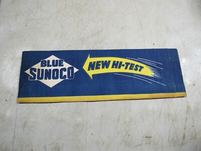 Vintage Sunoco Gas & Oil Paper Hat Blue Sunoco Hi-Test NOS Advertising 