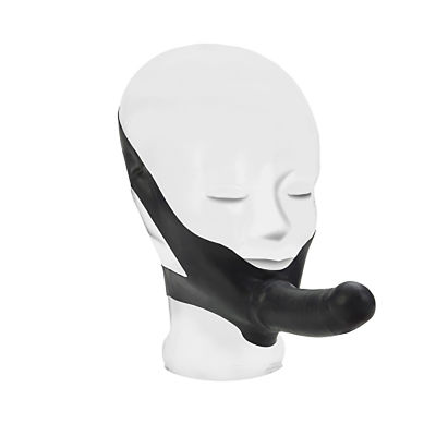 chin strap sex toy The Accommodator Silicone Chin Strap Dong main image 1