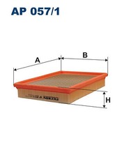 FILTRON AP 057/1 Air Filter for BUICK,CADILLAC,CHEVROLET,OLDSMOBILE,OPEL