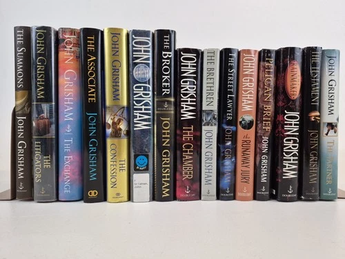 15 John Grisham HC Book Lot Pelican Brief Client Rainmaker Hardcover