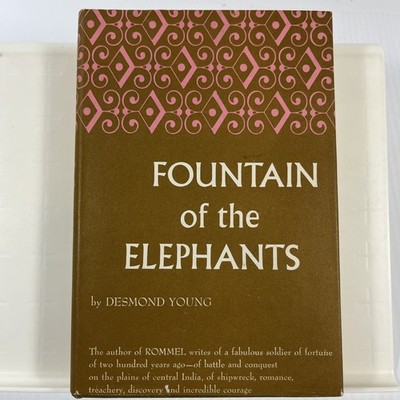 Fountain of the Elephants Desmond Young Biography de Boigne 1959 1st Ed HCDJ