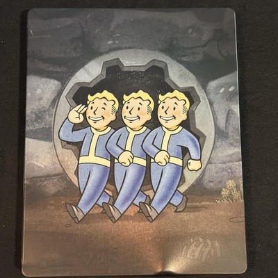 Fallout 76 Xbox One Steelbook Case Edition Microsoft M Rated Video Game Disc