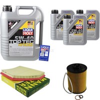 Mann Inspektionspaket 8L Liqui Moly Top Tec 4100 5W-40 FüR BMW X5 E70 4.8I
