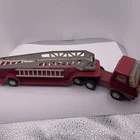 VINTAGE 1970'S TONKA FIRE TRUCK WITH AERIAL LADDER AND SIDE LADDERS
