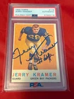 JERRY KRAMER PACKERS 1959 TOPPS HOF SIGNED AUTO PSA AUTHENTIC
