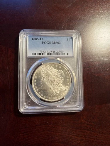 1885-O Morgan Silver Dollar PCGS MS 63
