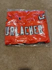 Brian Urlacher HOF 18 Autographed Chicago Custom Orange Football Jersey - BAS