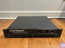 Crown Power Tech 2 2-Channel Power Amplifier Rack Mountable - Tested  Working