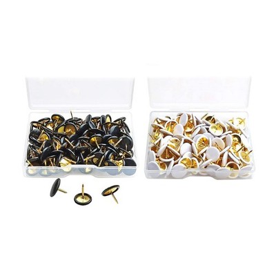 200x Push Pins Picture Travel Marker Arts Wall Decorative Pushpins Bulletin