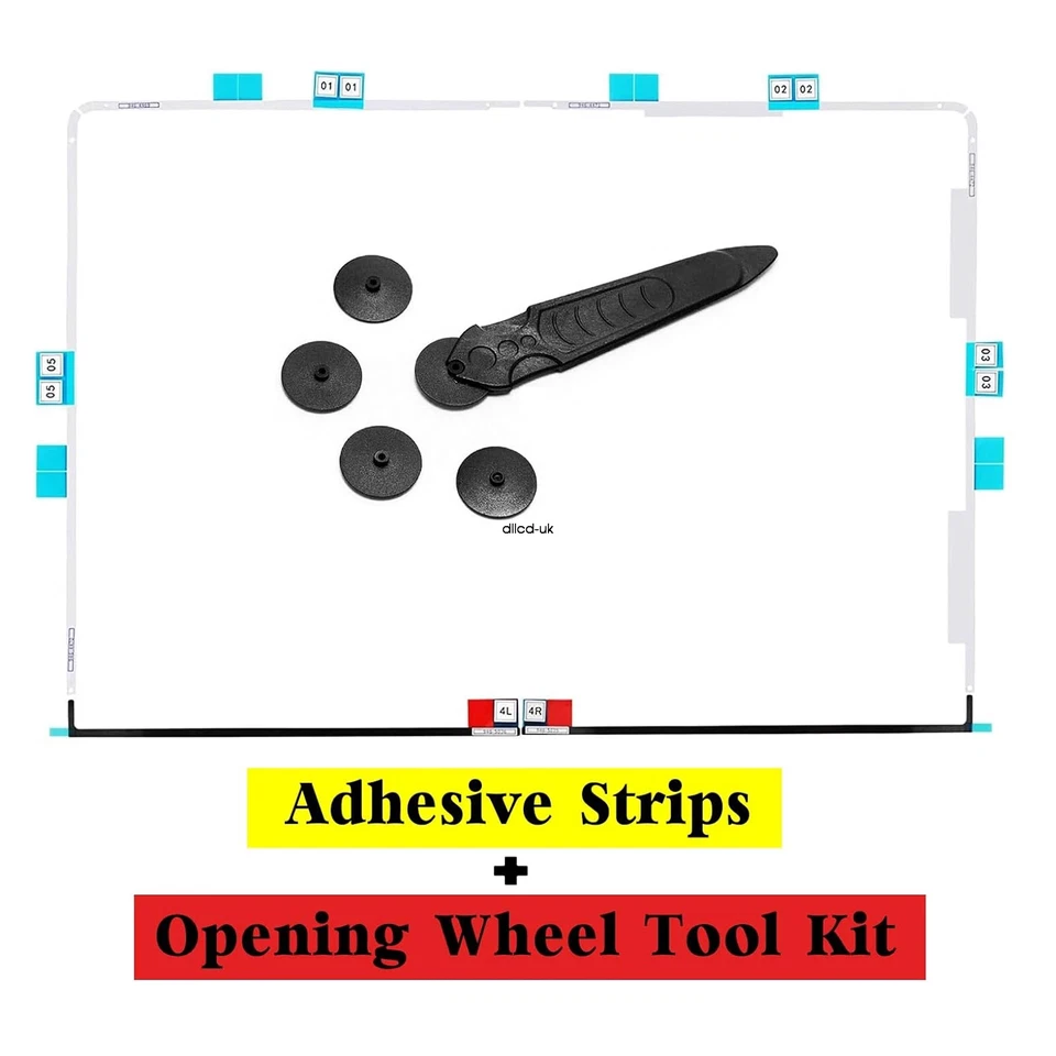 NEW Set for iMac 21,5" A1418 LCD Display Klebestreifen Kleber Adhesive Tape - Bild 3 von 4