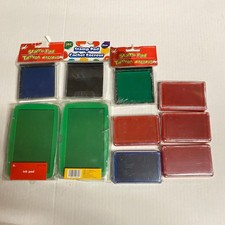 Set of 10 Stamp Ink Pads