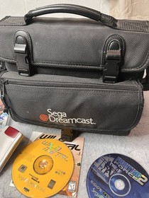 dreamcast console Console With Carrying Bag And 2 Controllers With Lose Games
