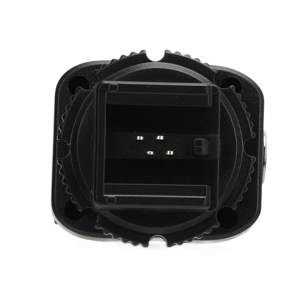 Hot Shoe Adapter With PC Cable Port Camera Flash Lamp Converter For ...