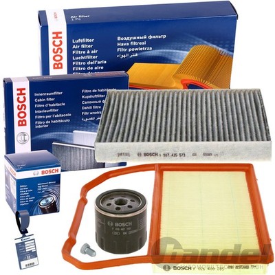 BOSCH INSPEKTIONSPAKET passend für SEAT MII SKODA CITIGO VW UP / 1.0 /  60-75 PS