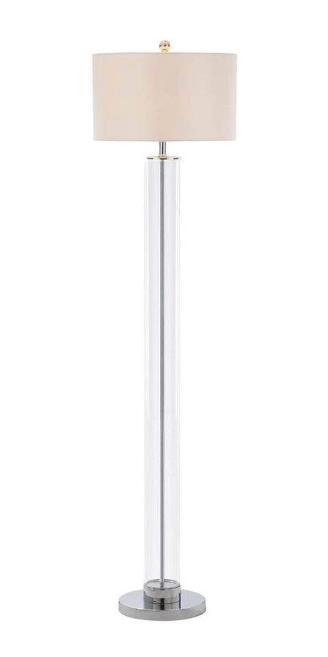 Lámpara de pie transparente Lighting Collection Lovato 64" Foto 4 de 4