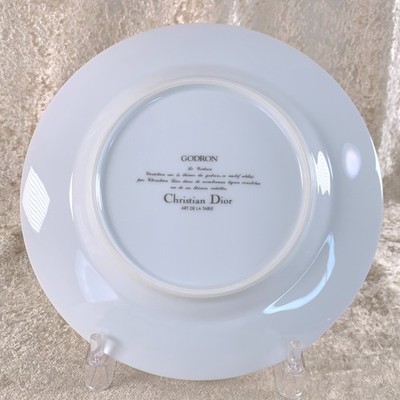 Christian Dior Plate Godron Bread & Butter Plate Porcelain