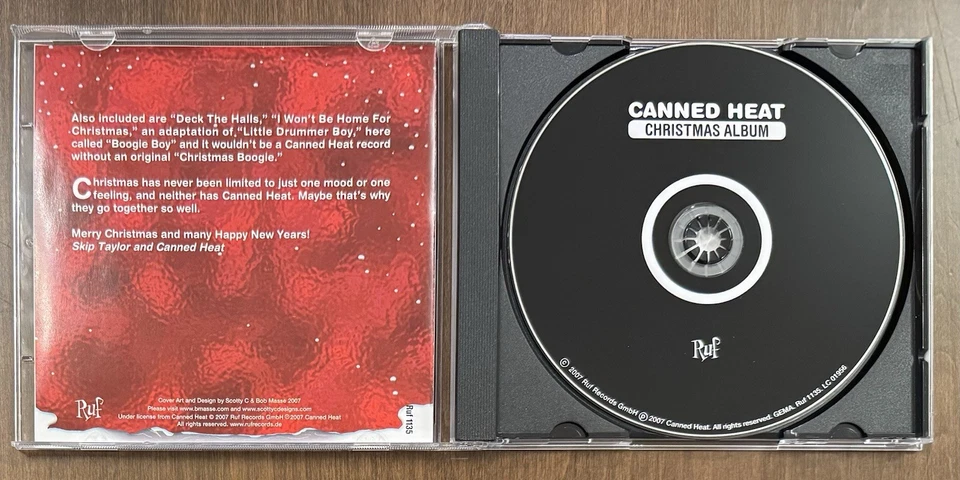 Canned Heat - Christmas Album - Rare Out Of Print CD - New Condition - Image 3 of 3