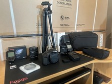 Canon EOS Rebel T7 Digital SLR Camera Black with 2 Lenses and Accessories