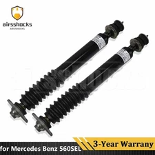 2PCS of Rear L+R Hydraulic Shocks For Mercedes W126 420SEL 500SEL 560SEL 560SEC