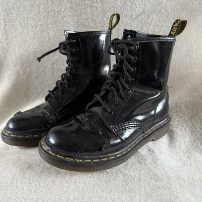 Dr Martens Black 1460 Boots Uk 4 EU 37 Gebraucht (Beschreibung lesen) Mods Skins