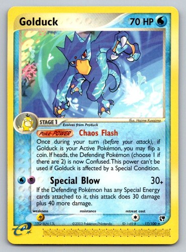 Golduck EX Sandstorm 17/100 NM