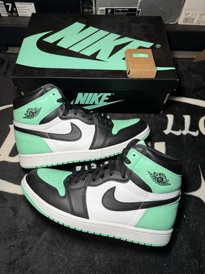 Size 8.5 - Air Jordan 1 Retro OG High Green Glow | eBay