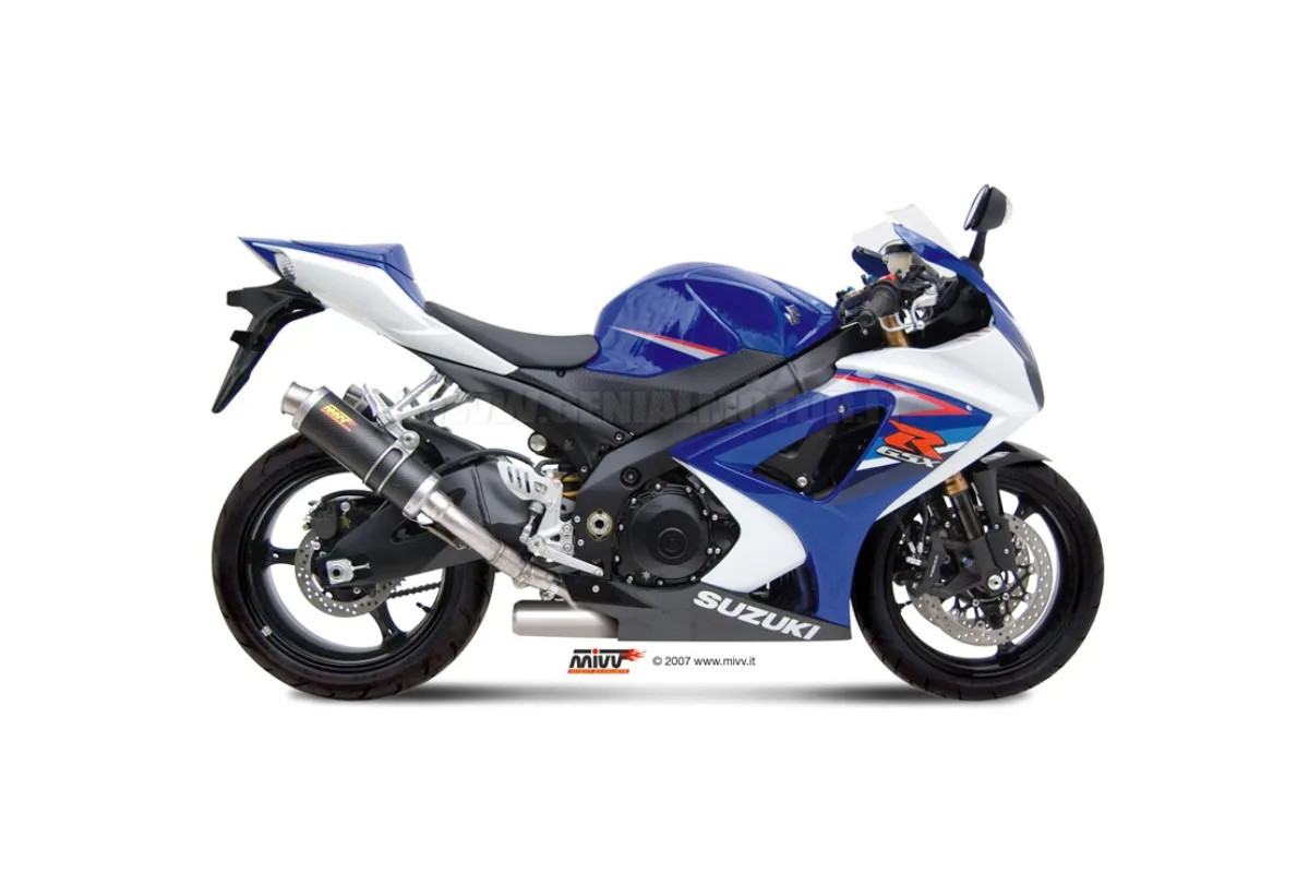 Mivv Approved Exhaust Mufflers GP Carbon Fiber for Suzuki Gsx-R 1000 2007 > 2008