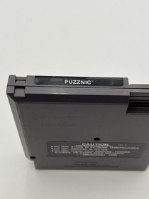 Puzznic Nintendo NES Complete Game CIB Tested Puzz Nic Puzzle Box + Manual