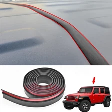 For Jeep Gladiator JT 2020-2025 Rubber Hard Top Roof Flow Seal Strip Waterproof