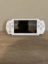 PSP 2001 PlayStation Portable White Console For Parts Or Repair Untested