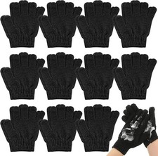 30 Pair Exfoliating Glove Double Sided Exfoliating Bath Gloves Pack Nylon Color