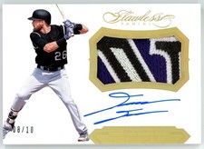 2017-18 Flawless Gold David Dahl Auto Patch 8/10 #RPA-DD2