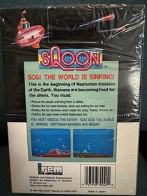 NES Sqoon in Hangtab Box (no manual) RARE Irem Nintendo Entertainment System